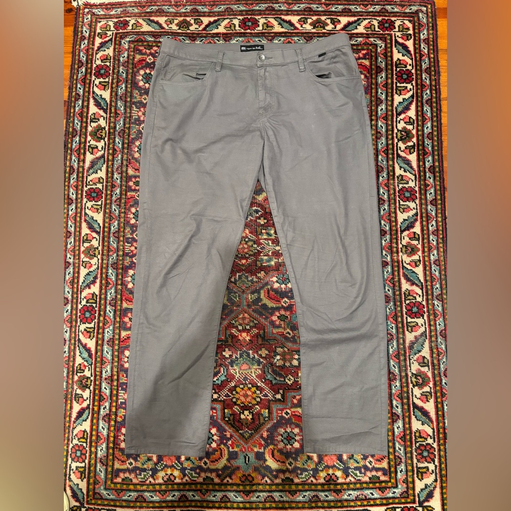 Travis Matthew size 38 Charcoal Gray Golf Pants
Cotton Rayon Spandex